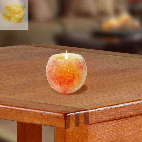 Подсвечник из гималайской соли, форма Шар, СЛ XSL48 - купить по ...