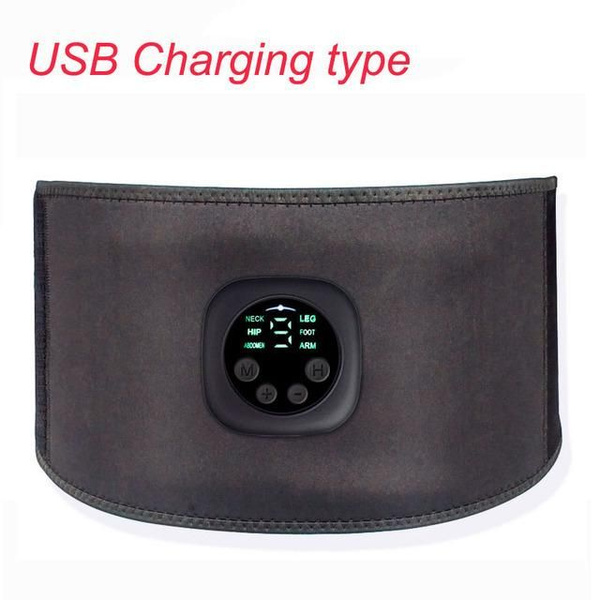 Электрический пояс для похудения, EMS, умный стимулятор мышц живота ...