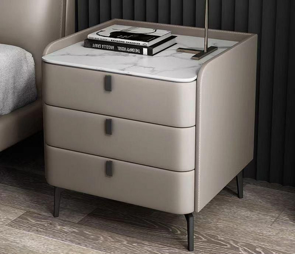 Тумба прикроватная Q12.27Прикроватный столик из каменной плиты ...