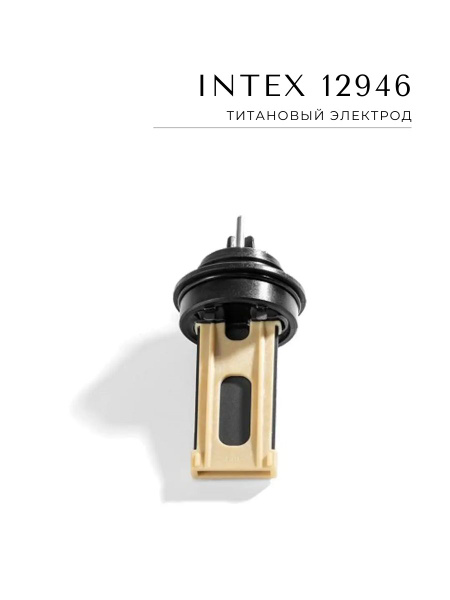 Титановый электрод Intex 12946 для хлоргенератора - купить с доставкой ...