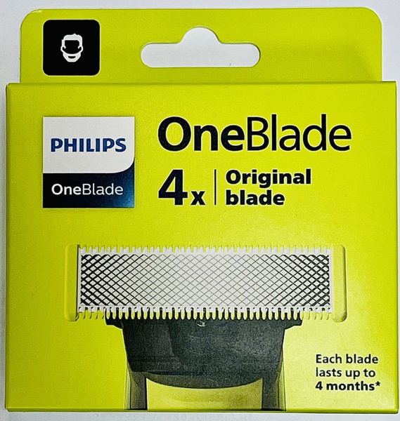 Сменные лезвия Philips OneBlade QP240/50, 4 шт купить на OZON по низкой ...