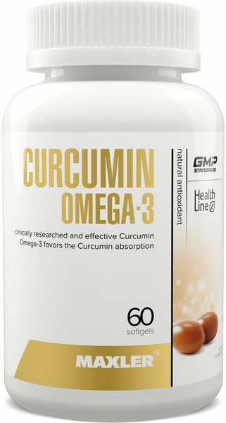 Maxler Curcumin Omega 3 60 капсул - купить с доставкой по выгодным ...