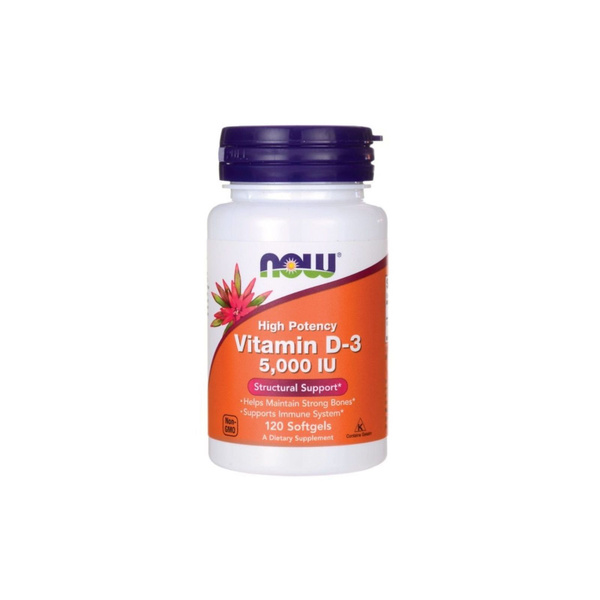 Витамин д3 Vitamin D3, 5000 IU, 120 капсул (NOW) - купить с доставкой ...
