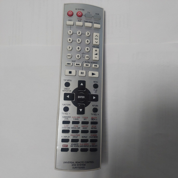 Характеристики Пульт для домашнего кинотеатра Panasonic (EUR7722XEO ...