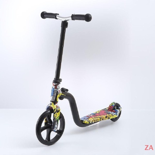 Двухколесный детский самокат, graffiti big wheel, складной, самокат ...