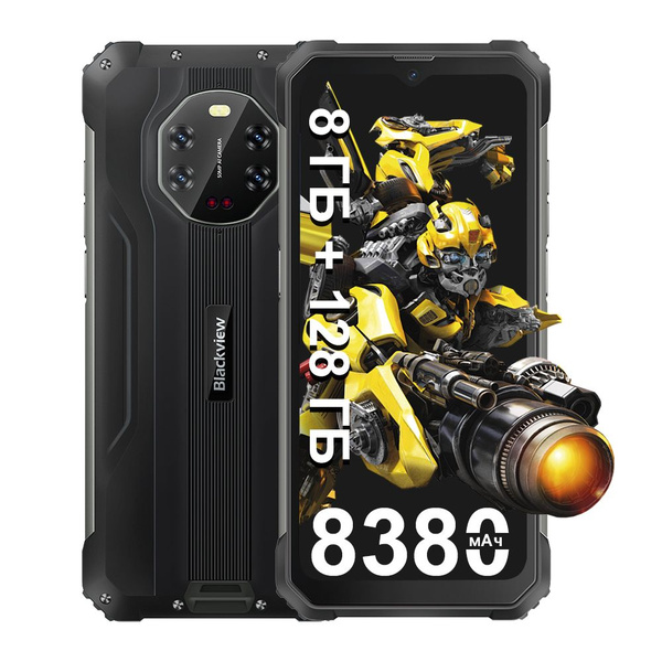 Смартфон Blackview BV8800 128 ГБ 8 ГБ Черный IPS 2 SIM купить c ...