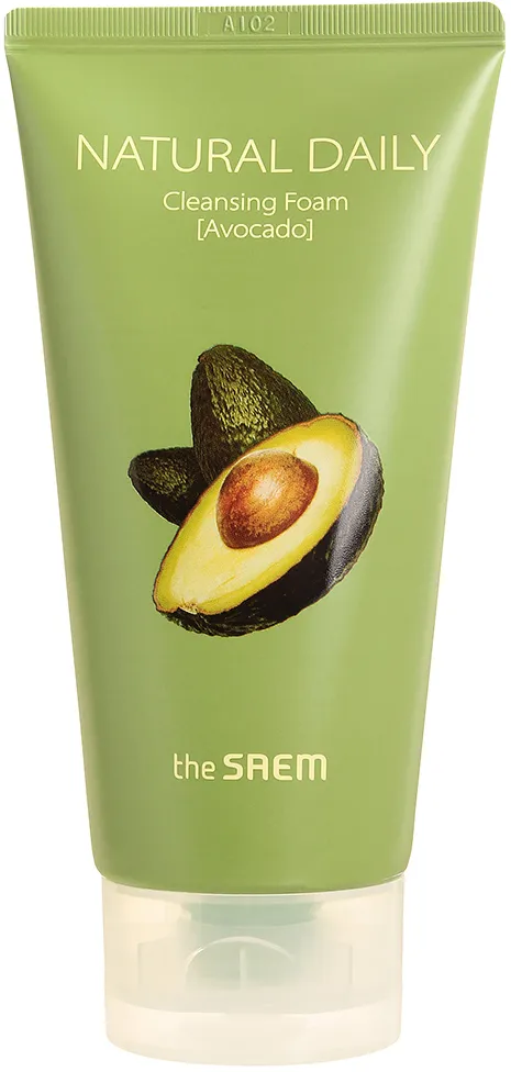 The Saem Пенка для умывания Natural Daily Cleansing Foam Avocado, 150 мл #1