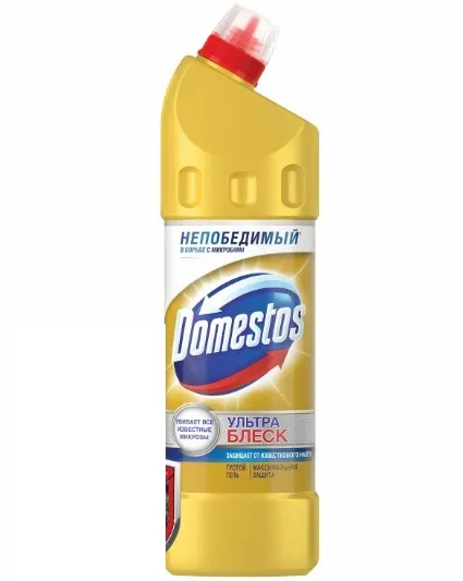 Domestos Средство чистящее для туалета Ультра блеск, 1000 мл / - купить ...