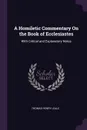 A Homiletic Commentary On the Book of Ecclesiastes. With Critical and Explanatory Notes - Thomas Henry Leale