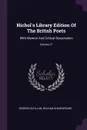 Nichol's Library Edition Of The British Poets. With Memoir And Critical Dissertation; Volume 27 - George Gilfillan, William Shakespeare