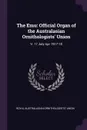 The Emu. Official Organ of the Australasian Ornithologists' Union: V. 17 July-Apr 1917-18 - Royal Australasian Ornithologists Union