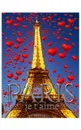 Paris je t'aims gold  Eiffel Tower creative blank journal Notebook - Sir Michael Huhn