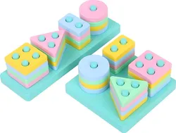 Великолепная игра для малышей: пирамидка-головоломка из массива сосны, каждая деталь зашлифована вручную. Простая, на первый взгляд,  ...