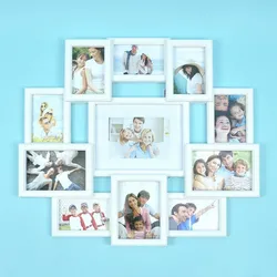 Стильная фоторамка-панно станет прекрасным аксессуаром и украсит интерьер. Фоторамка-панно представляет собой 11 фоторамок для фото оригинально  ...