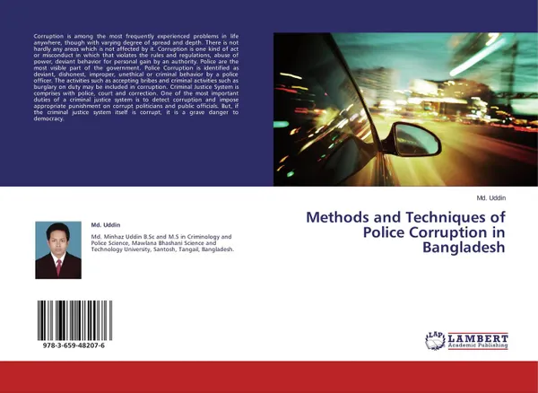 Обложка книги Methods and Techniques of Police Corruption in Bangladesh, Md. Uddin