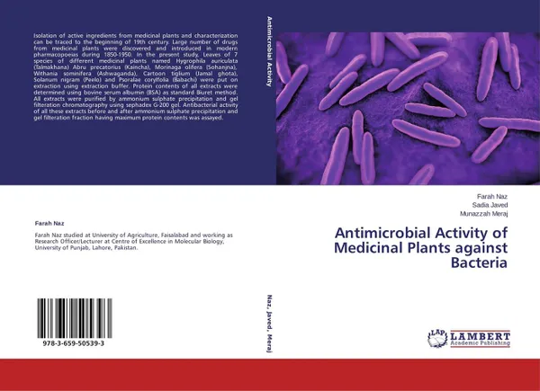 Обложка книги Antimicrobial Activity of Medicinal Plants against Bacteria, Farah Naz,Sadia Javed and Munazzah Meraj