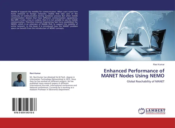 Обложка книги Enhanced Performance of MANET Nodes Using NEMO, Ravi Kumar