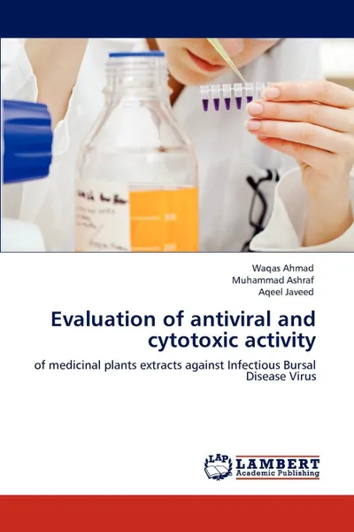 Обложка книги Evaluation of antiviral and cytotoxic activity, Waqas Ahmad, Muhammad Ashraf, Aqeel Javeed