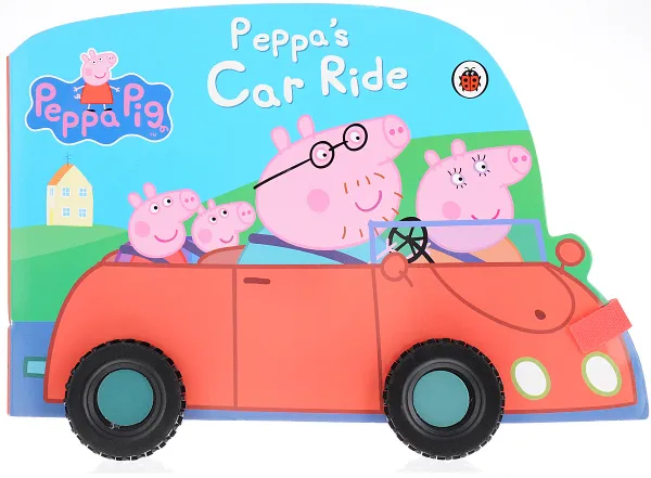 Обложка книги Peppa Pig: Peppa's Car Ride, LADYBIRD