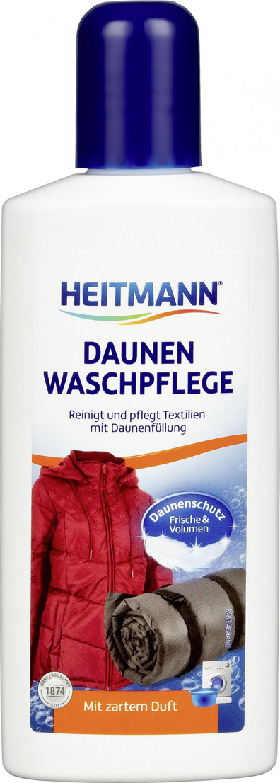 фото Heitmann Daunen Waschpflege Гель для стирки пуховиков и спальных мешков, 250 мл.