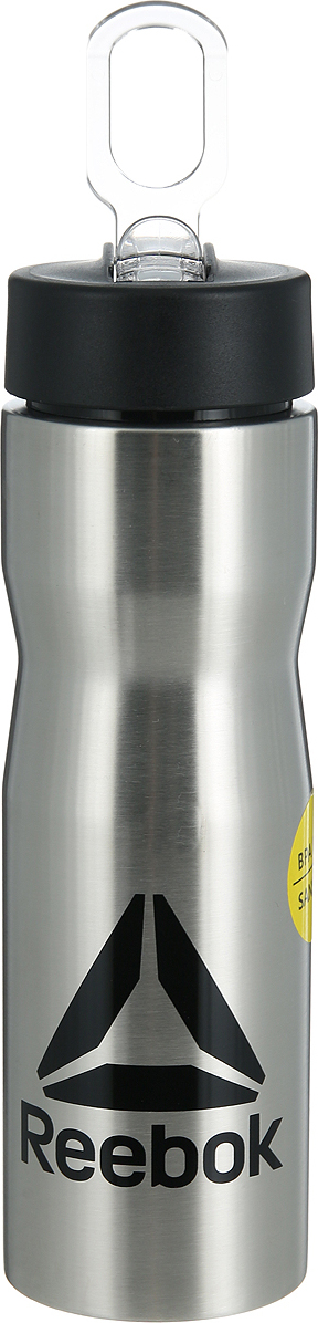 фото Спортивная бутылка Reebok Water Bottle Metal, FI2404, серый, 750 мл
