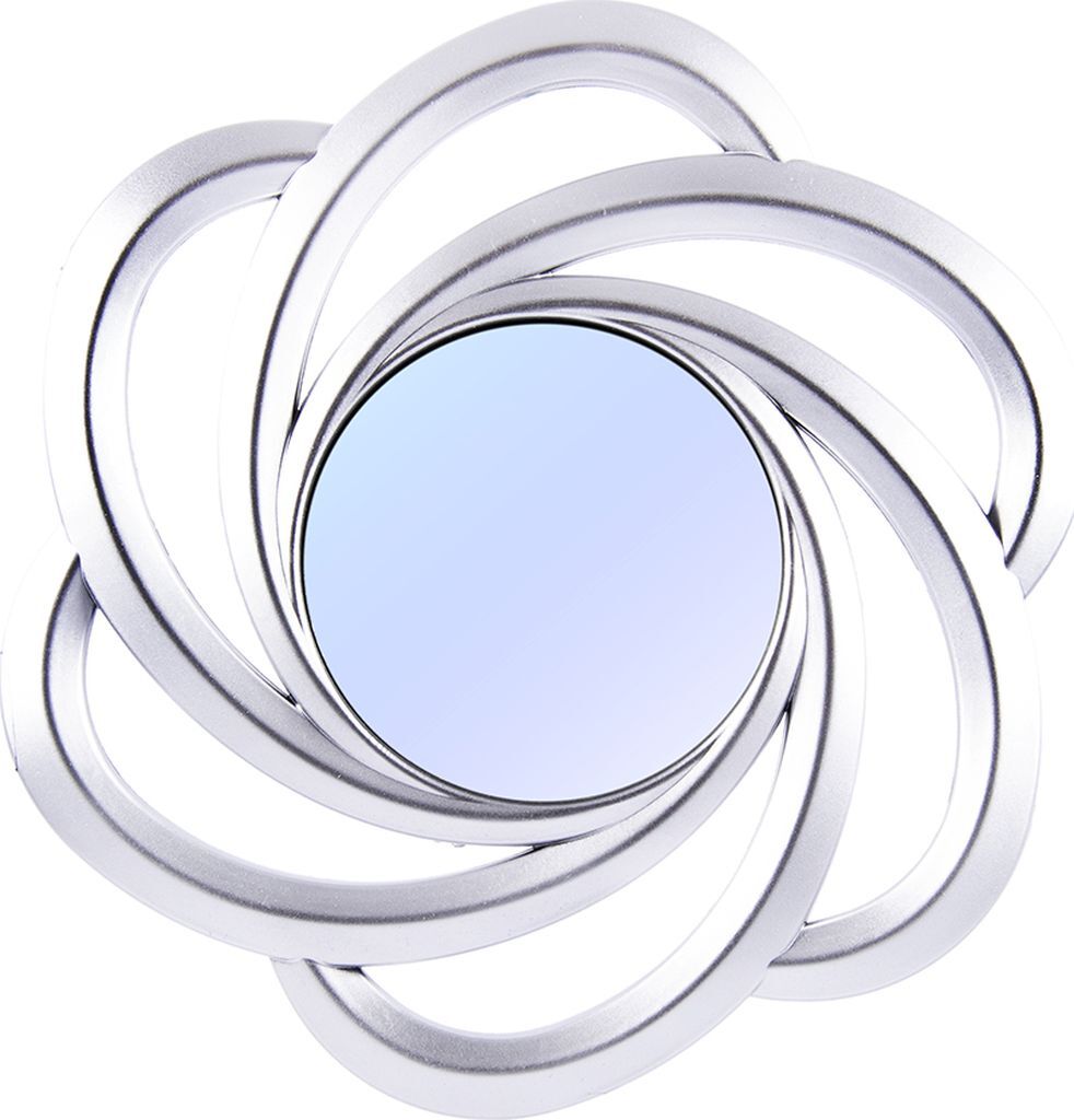 фото Зеркало интерьерное Русские Подарки, 237911, серый, диаметр 24 см
