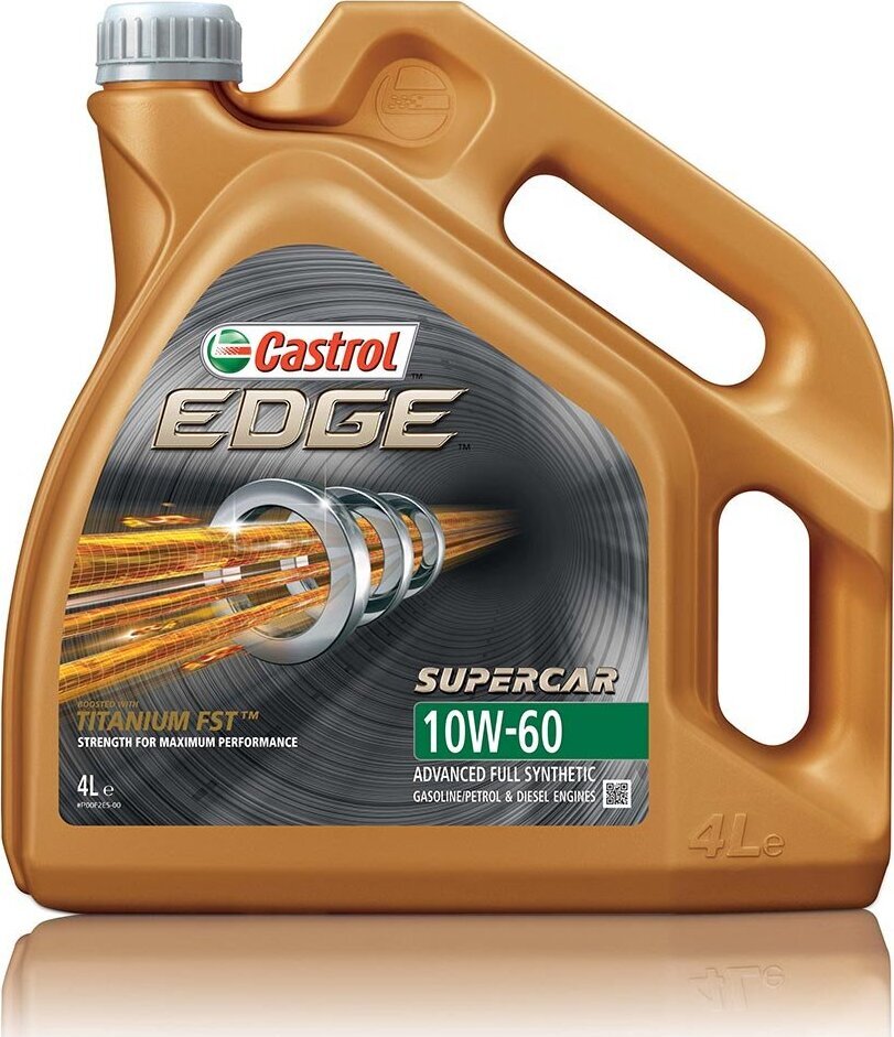 фото Моторное масло CASTROL EDGE Supercar Titanium FST, синтетическое, 10W-60, 4 л 15A008