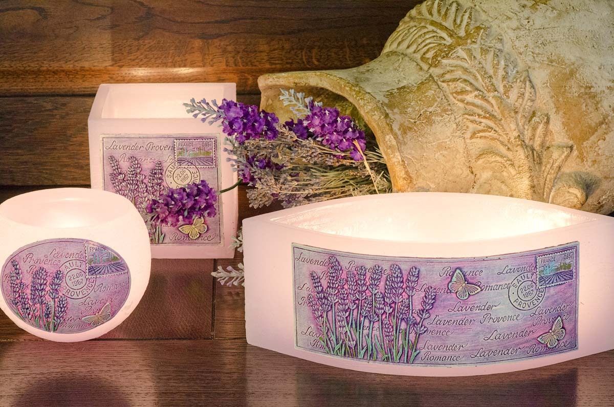 фото Свеча Bartek Lavender Lamp, фиолетовый, диаметр 10 см