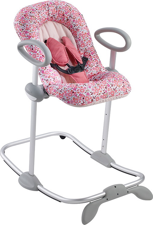 фото Beaba Шезлонг детский Bouncer Up&Down V3, Pink Liberty