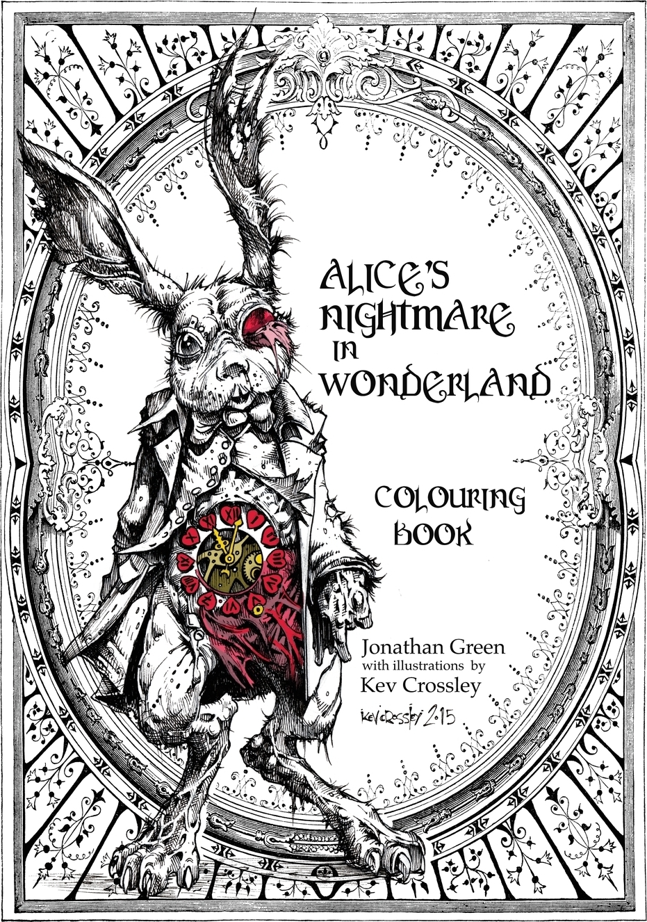 фото Alice's Nightmare in Wonderland Colouring Book