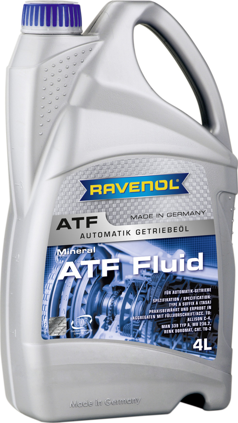 фото Трансмиссионное масло RAVENOL ATF Fluid ( 4л)