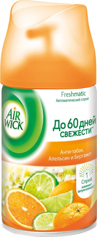 фото Освежитель воздуха AIRWICK сменный флакон Антитабак, 250 мл