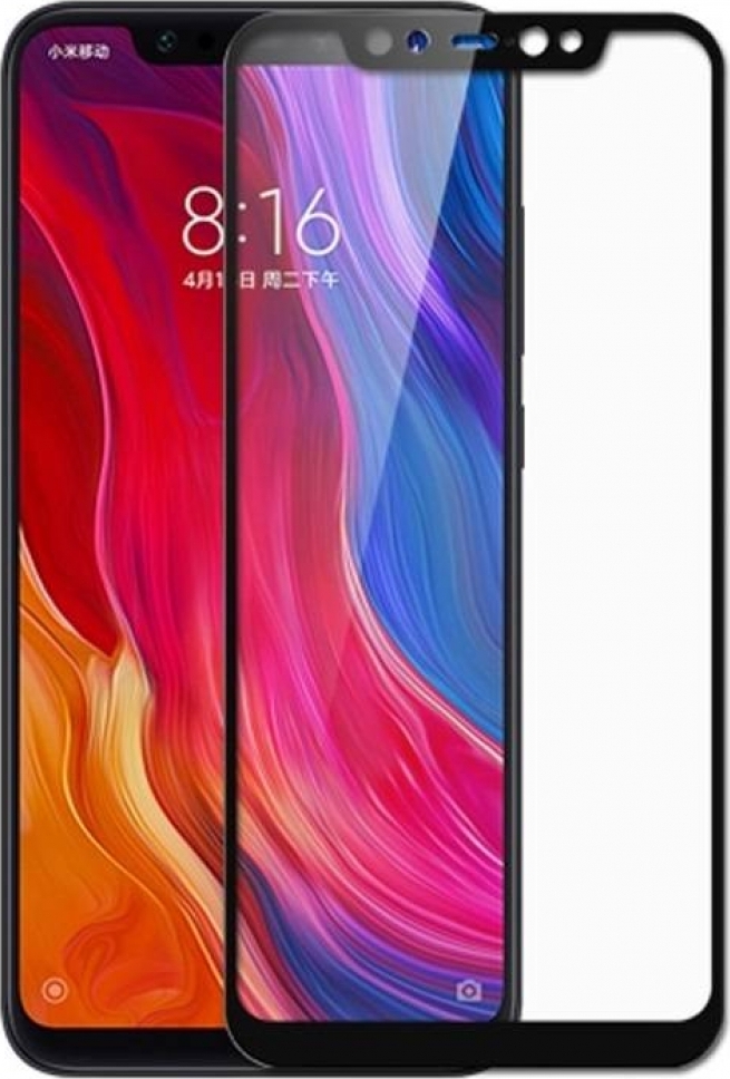 фото Защитное стекло TORUS Full Screen для Xiaomi Mi 8, черный