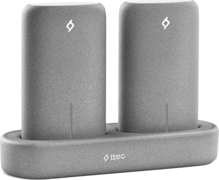 фото Внешний аккумулятор TTEC PowerStones Trio 2х5000mAh Grey (2BB148G)