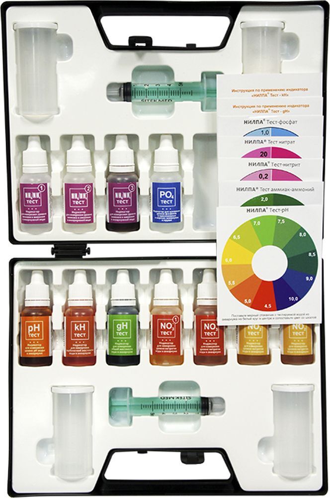 Тесты нилпа чемоданчик. Ph test terra aqua. Набор тестов. Kh no2. Sera тест полоски для аквариума расшифровка.