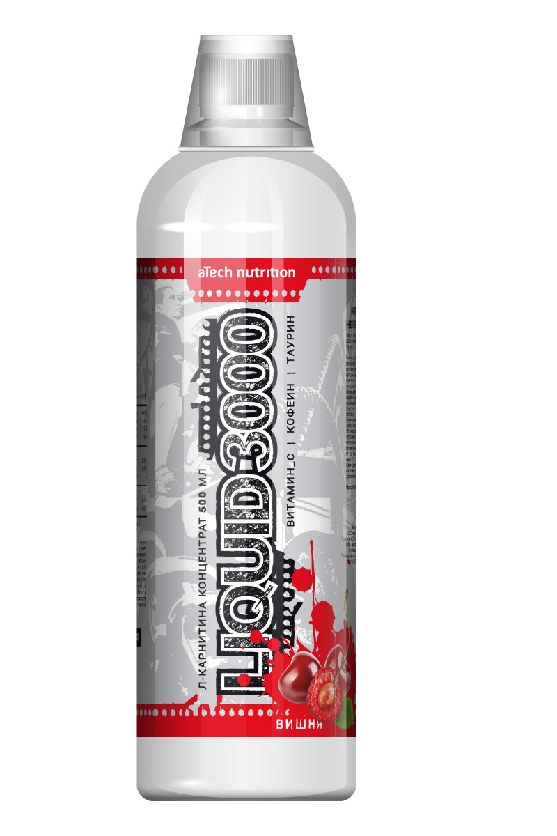 L-карнитин aTech Nutrition 3000, концентрированный, вишня, 500 мл ...
