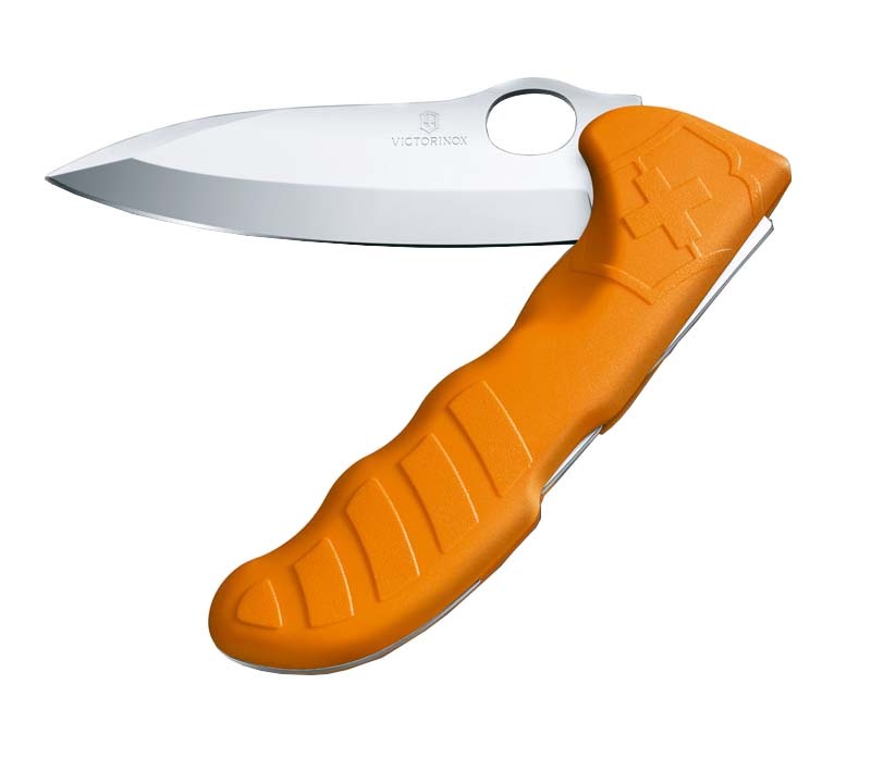 Нож охотника Victorinox Hunter Pro 130 мм 1 функция с фиксатором лезвия (оранжевый)