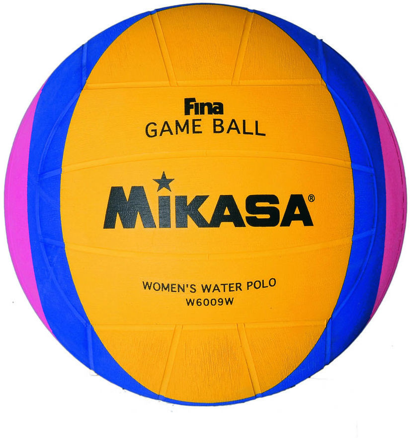 Мяч для водного поло Mikasa W 6009 W, розовый, синий
