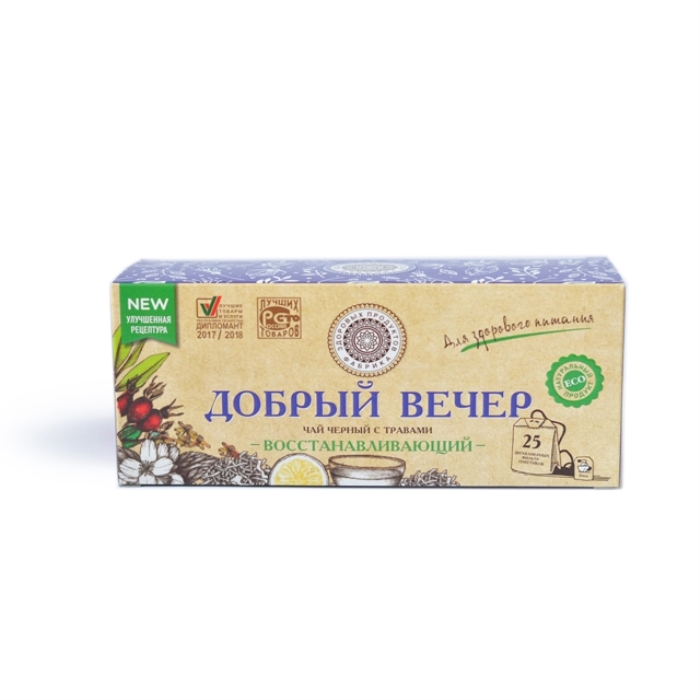 Чай Фабрика здоровых продуктов "Добрый вечер" Восстанавливающий в ...