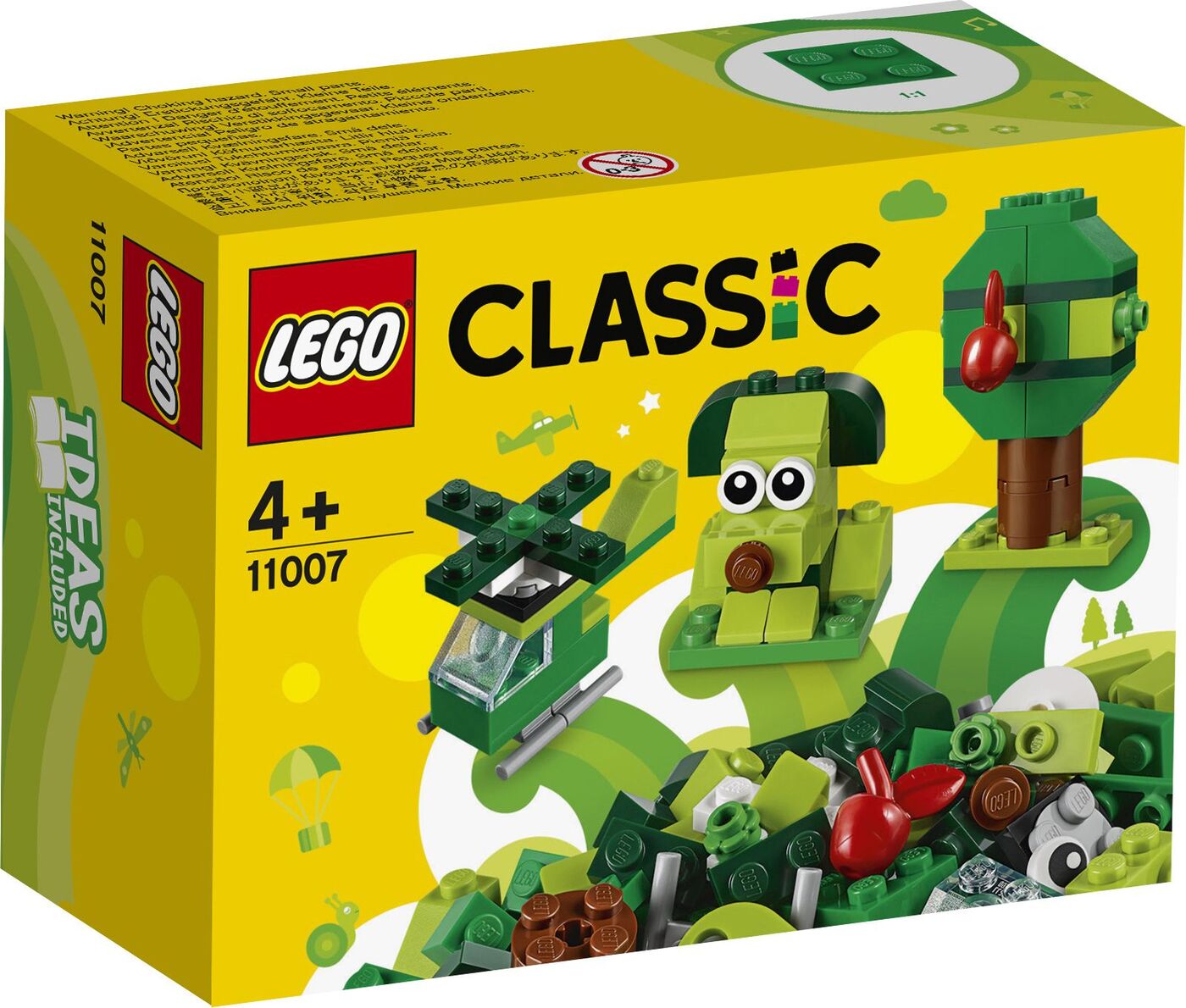 Конструктор LEGO Classic 11007 Зелёный набор для конструирования ...