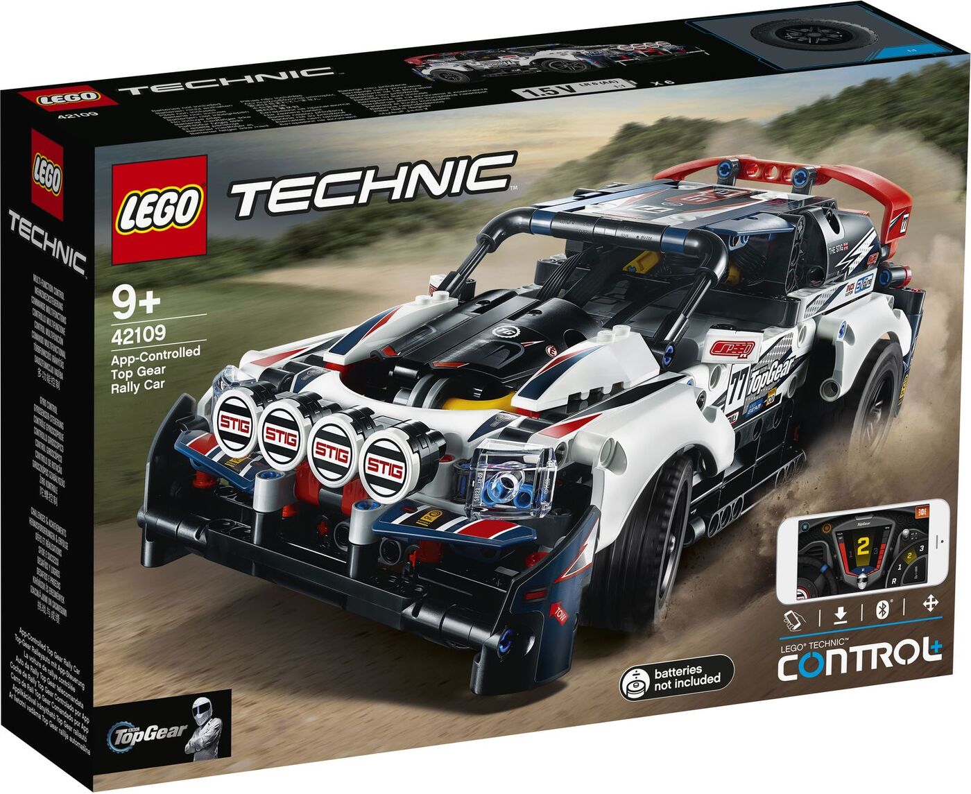 Конструктор LEGO Technic 42109 Гоночный автомобиль Top Gear на управлении