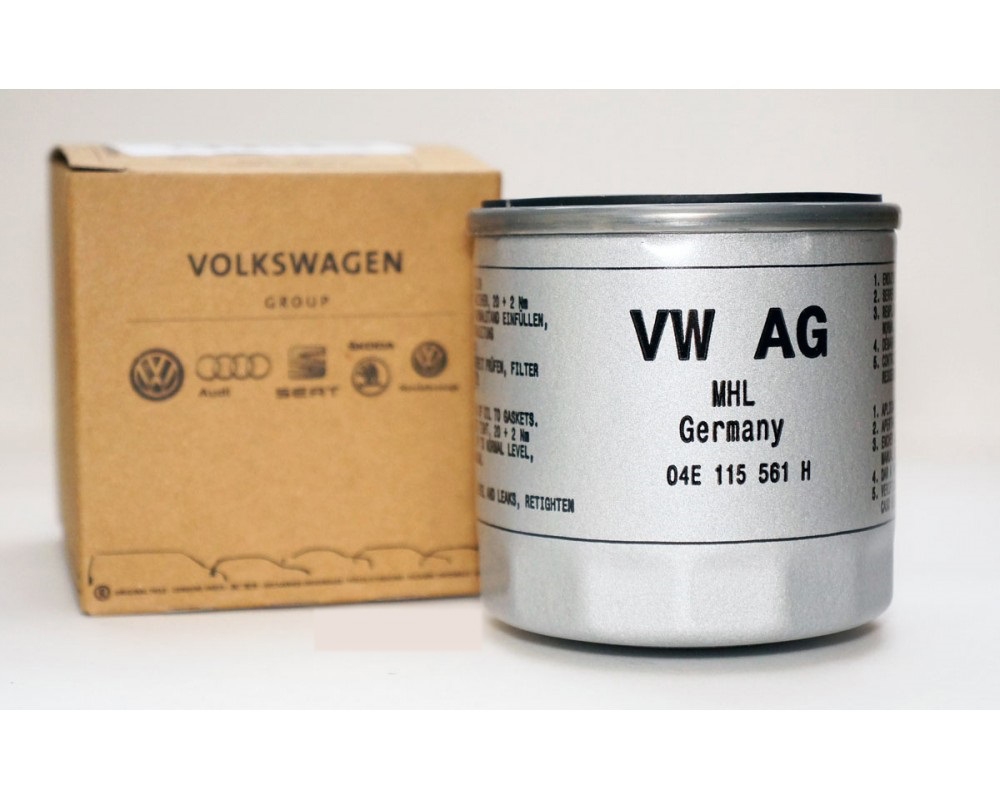 Фильтры vag купить. Масляный фильтр Volkswagen 04e115561h. Фильтр масляный VAG 04e115561h. Масляный фильтр Volkswagen 04e115561h аналоги. Фильтр масляный на Фольксваген поло 1.6.