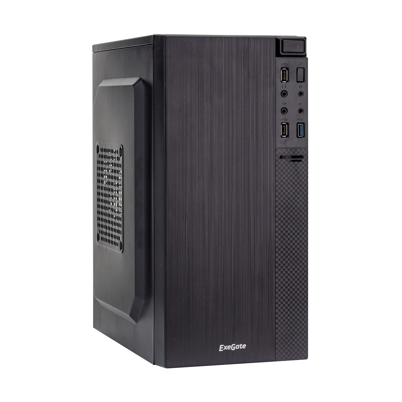 КорпусMinitowerExeGateBAA-104U-AAA400(mATX,БПAAA400свент.8см,2*USB+1*USB3.0,аудио,черный)