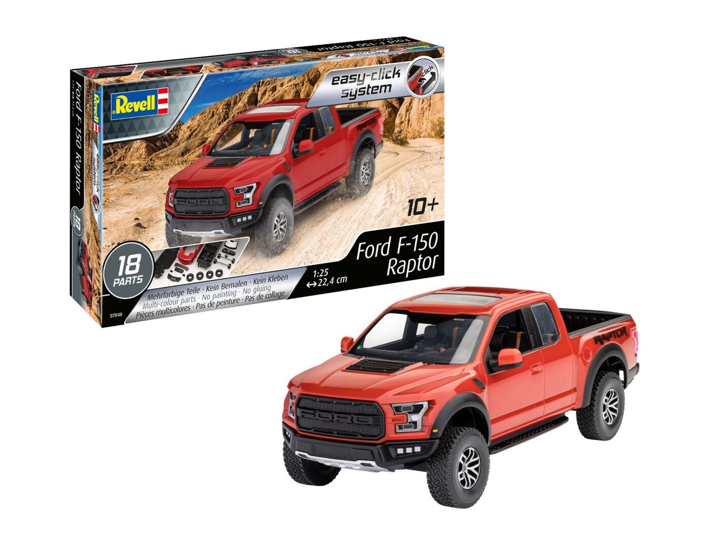 Модель для сборки Revell Автомобиль Ford F-150 Raptor, 07048 - купить с  доставкой по выгодным ценам в интернет-магазине OZON (178220004)