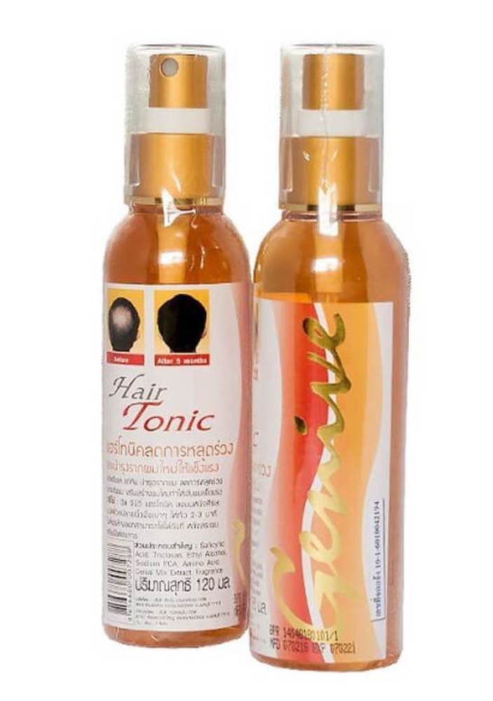 Тоник от выпадения волос. Тайский тоник для роста волос Genive hair Tonic 120 мл. "Тоник д/волос  ""рост и укрепление"" Genive  120 мл". Тоник-спрей для роста волос Genive. Тоник против выпадения тайский.