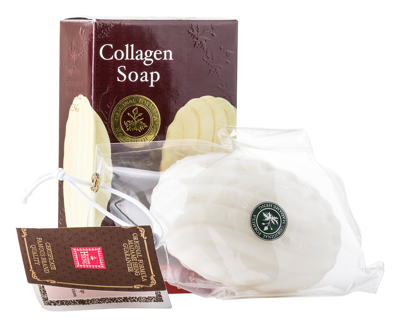 Madame Heng Мыло Коллагеновое антивозврастное для умывания и снятия макияжа Collagen Soap