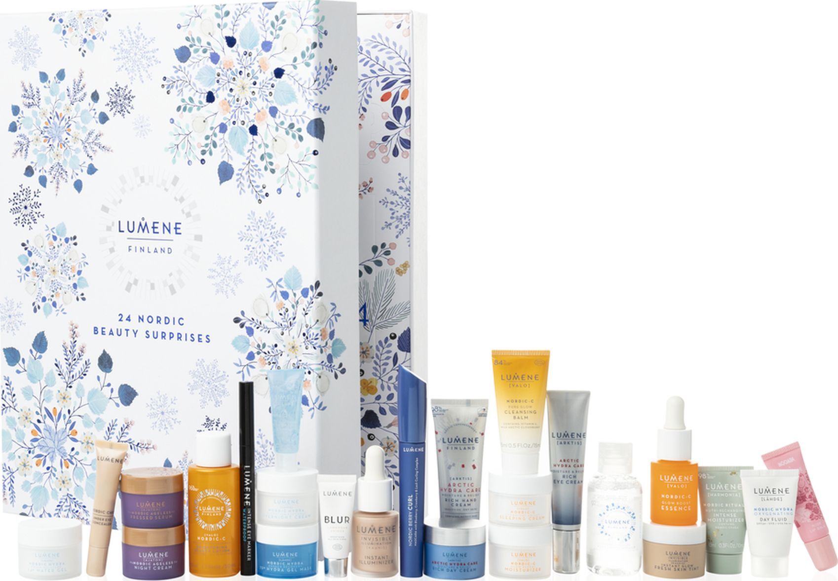 Подарочный набор косметики адвент календарь. Lumene 24 Nordic Beauty Surprises Advent Calendar. Lumene Advent Calendar 2021. Lumene Advent 2022. Advent Calendar Lumene.