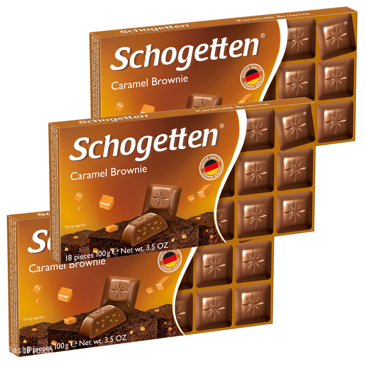 Шоколад Schogetten карамель Брауни