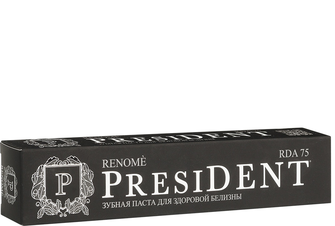 зубная паста president renome. зубная паста president white rda100. President exclusive 75 мл. President renome зубная паста 75 мл. президент зубная паста 75мл white.