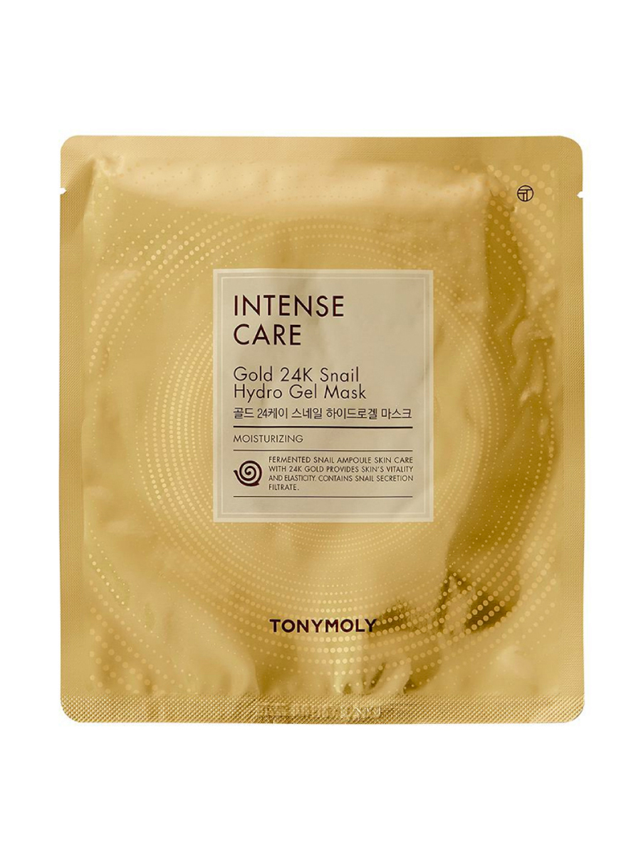 Intense care gold 24k. Tony Moly intense Care Gold 24k. Gold Snail Mucin маска. Tony Moly гидрогелевая маска intense Care Hyaluronic acid Hydro-Gel. Elasticity & Moisturizing Hydrogel маска Gold Mask.